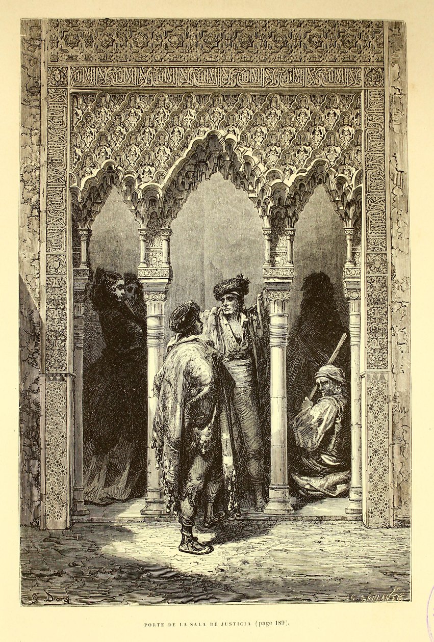 Porte de la Sala de Justicia - Gustave Dore