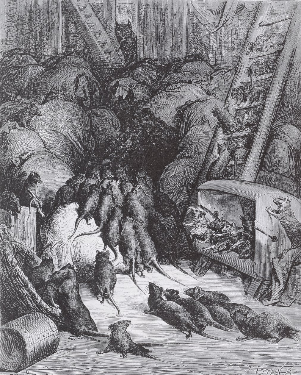 La Ligue des Rats, 1868 - Gustave Dore