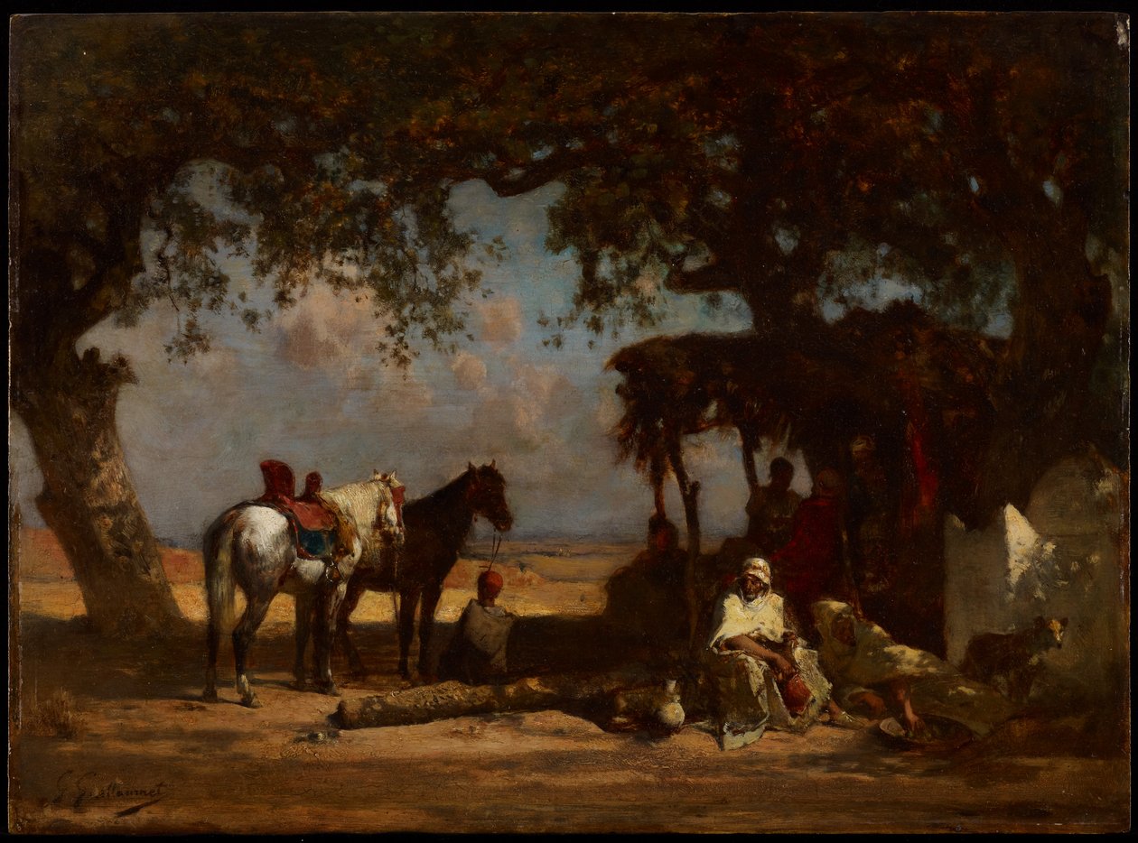 Un campement arabe, c.1880 - Gustave Guillaumet