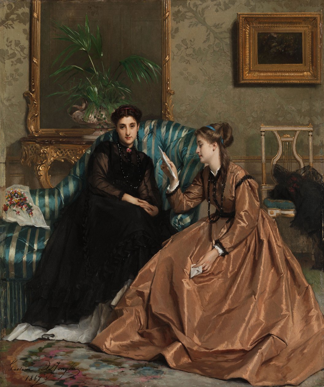 Der Liebesbrief - Gustave Léonard de Jonghe  