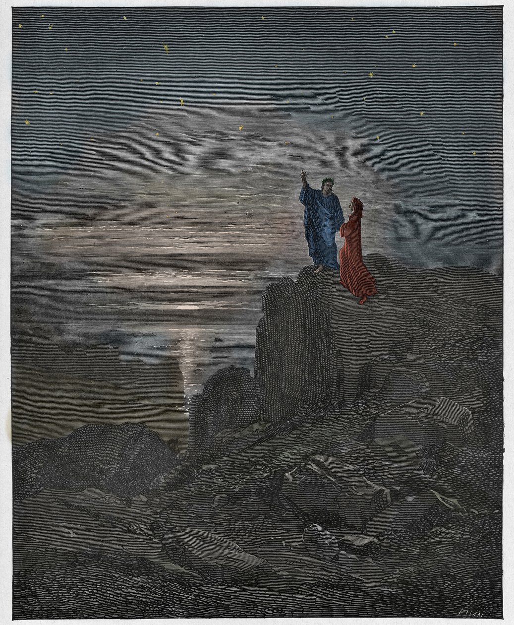 Inferno, Chant 34 : Les poètes émergent de l
