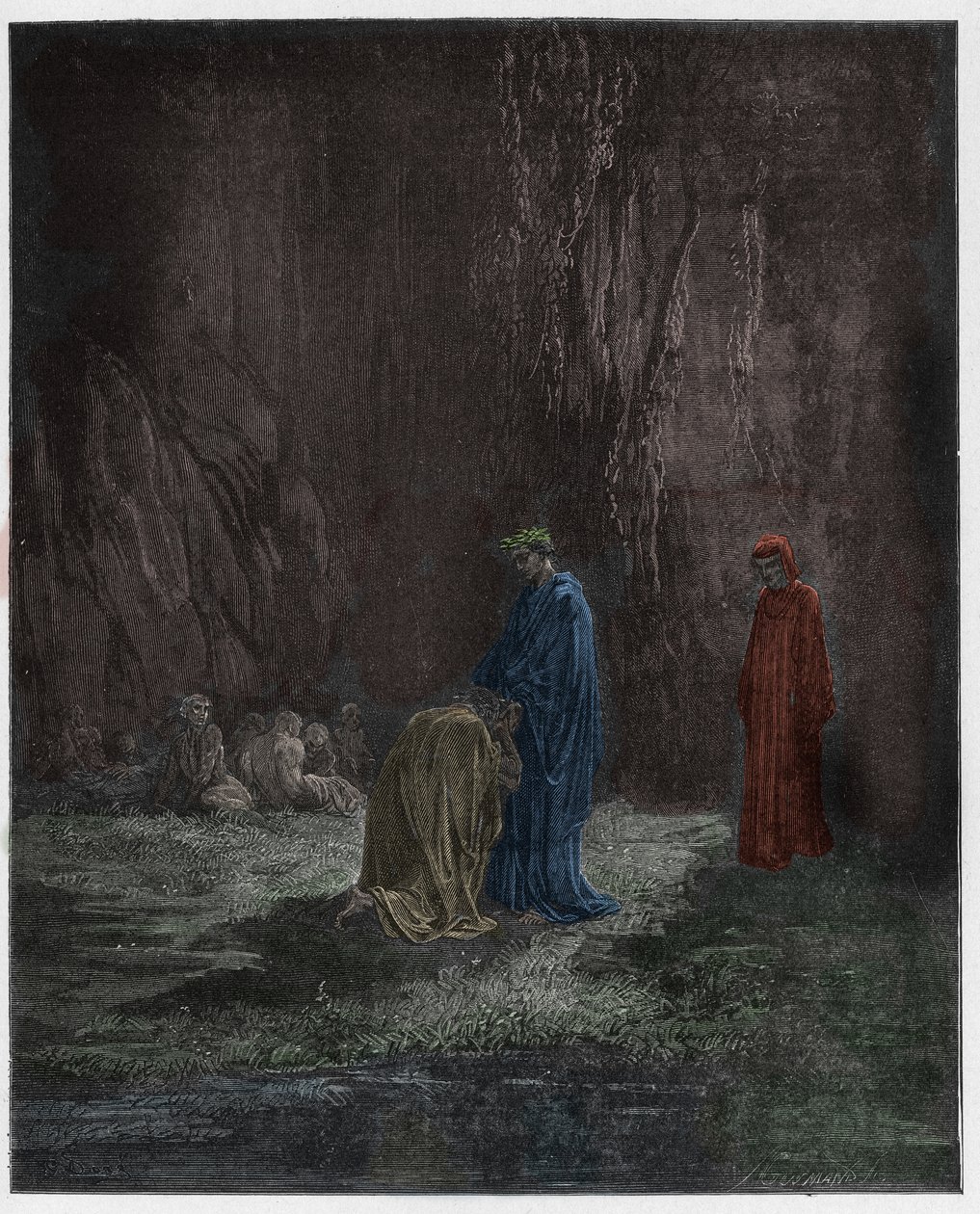 Purgatorio, Chant 7 : Le poète Sordello, étonné, s