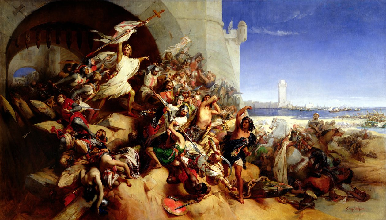 La défense de Rhodes par Foulques de Villaret