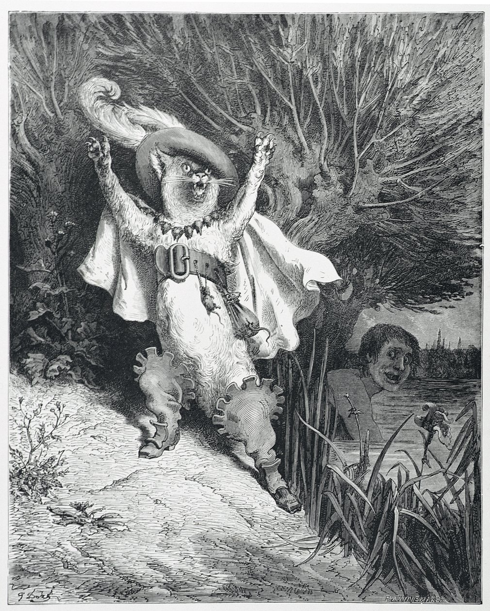 Le Chat Botté - Gustave (after) Dore