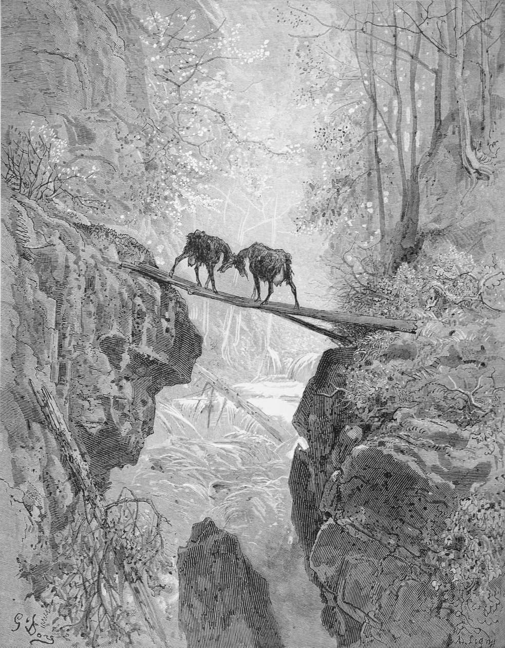Les Deux Chèvres, des 