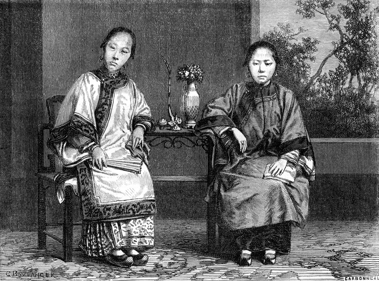 Femmes marchandes, San Francisco, Californie, 19ème siècle - Gustave Clarence Rodolphe Boulanger