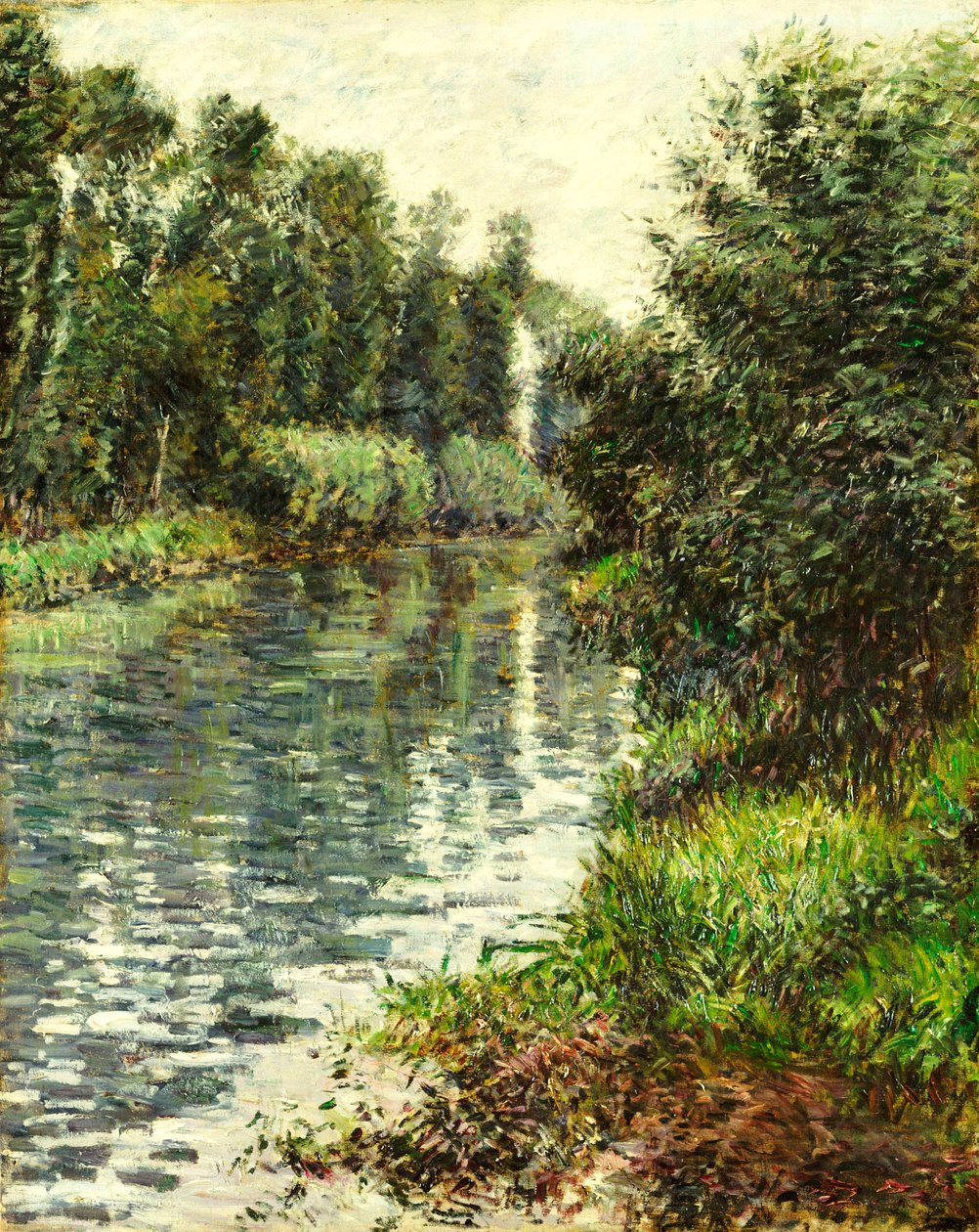 Une petite branche de la Seine, Argenteuil, 1888-90 - Gustave Caillebotte