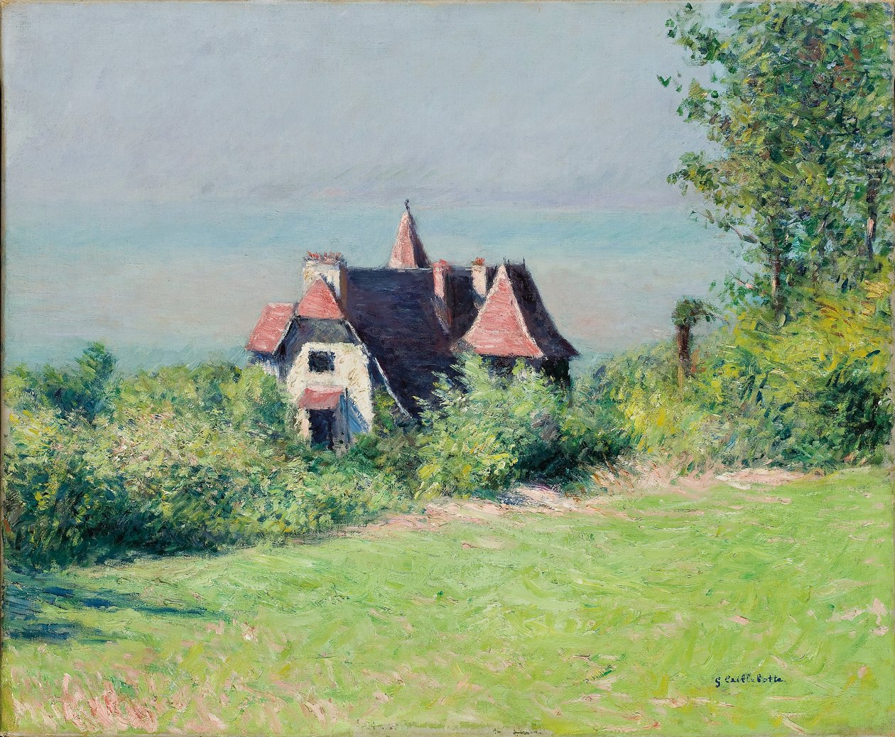 Une Villa à Trouville - Gustave Caillebotte