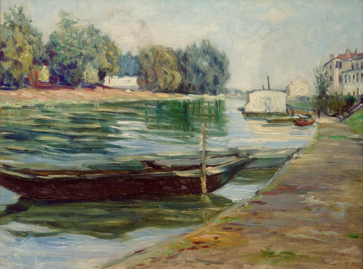 Bords de Seine | Gustave Caillebotte | Estampe d'art