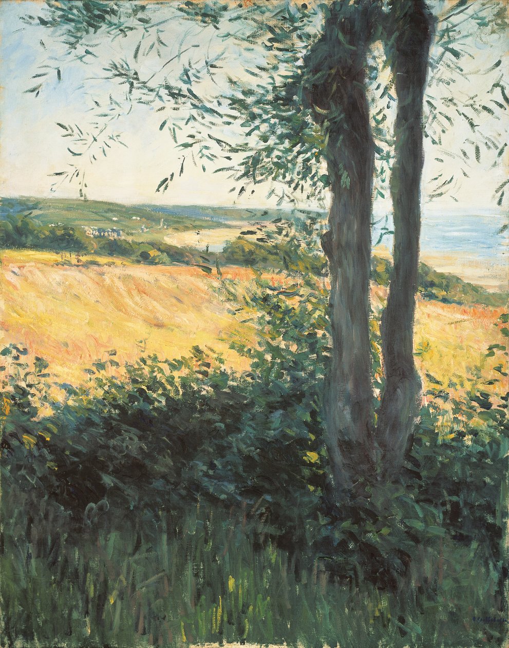 Au Bord de la Mer, Normandie, 1884 - Gustave Caillebotte