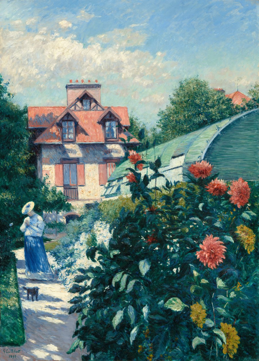 Dahlias, Jardin à Petit Gennevilliers, 1893 - Gustave Caillebotte