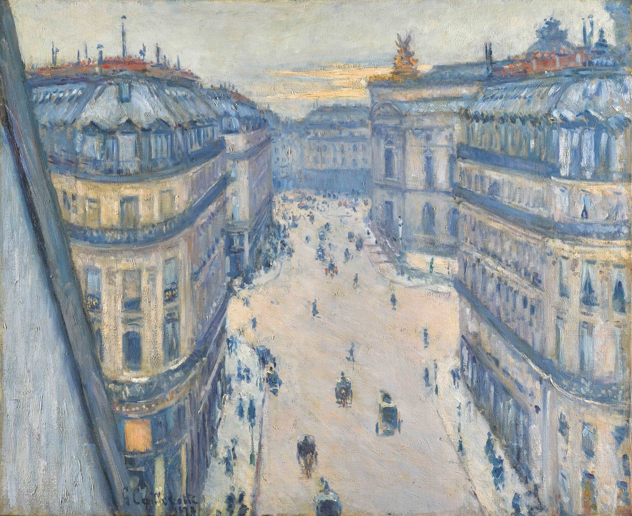 Rue Halévy, vue du septième étage - Gustave Caillebotte