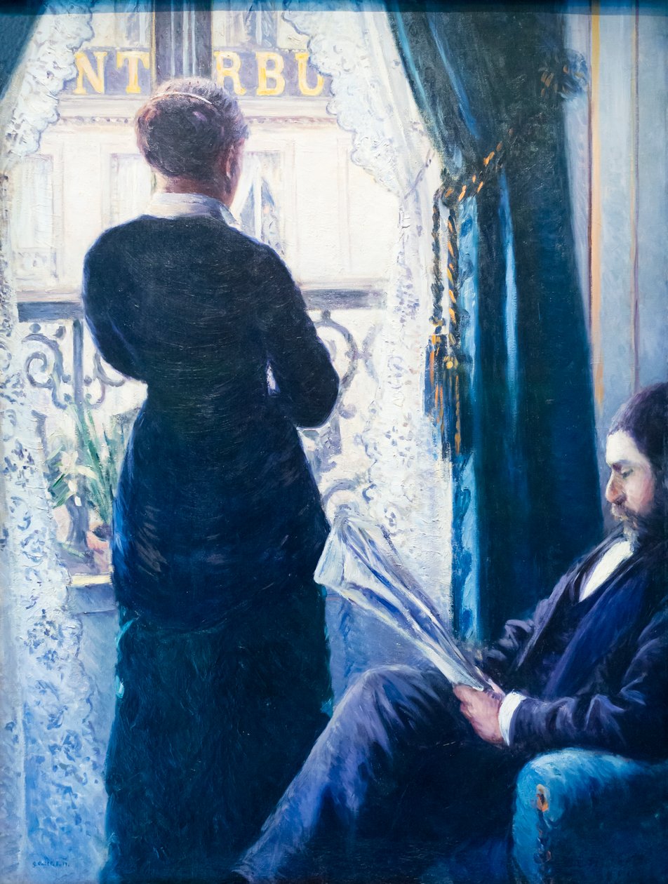 Intérieur, femme à la fenêtre, vers 1880 - Gustave Caillebotte