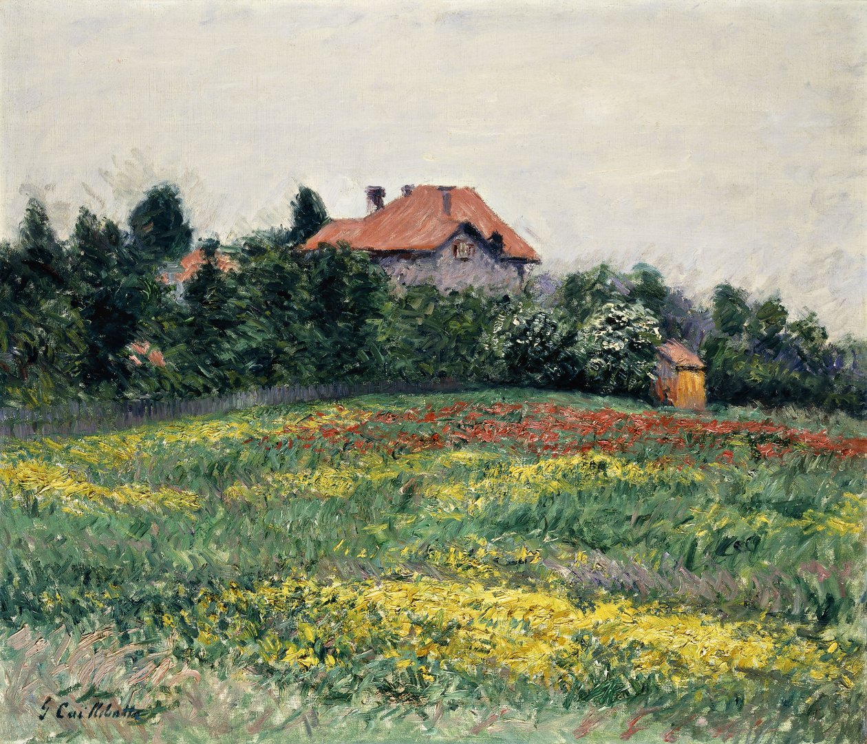 Paysage en Normandie, 1884 - Gustave Caillebotte