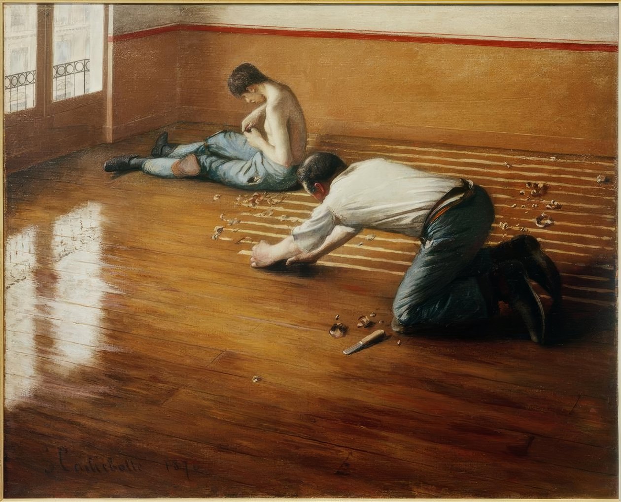Raboteurs de parquets | Gustave Caillebotte