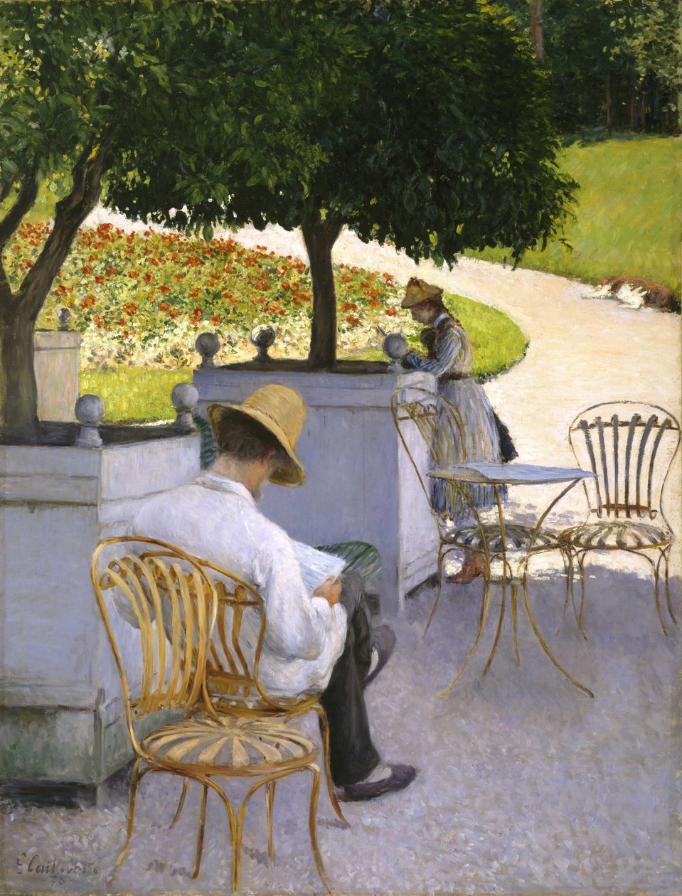 Les orangers - Gustave Caillebotte