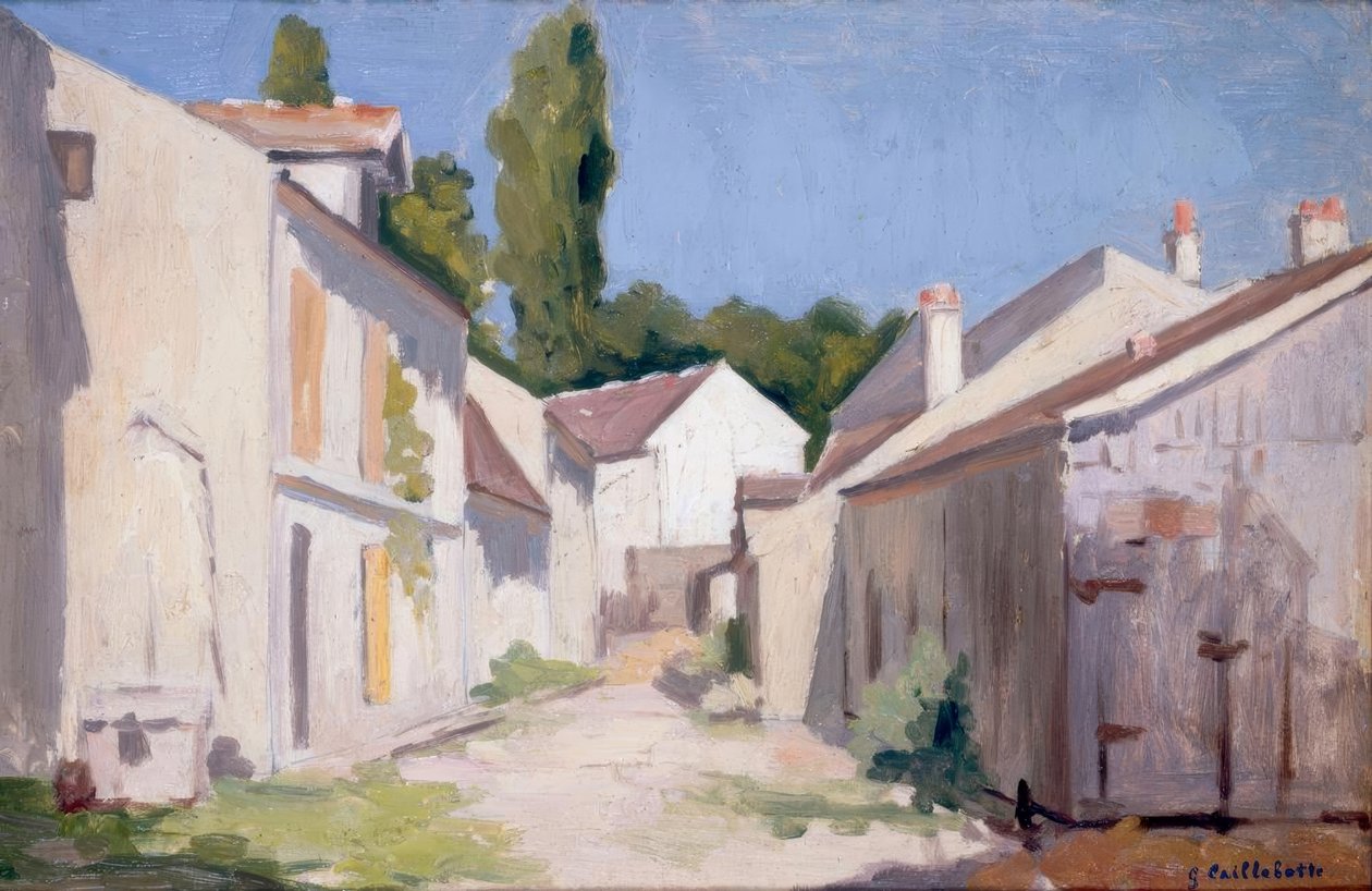 Un chemin à Yerres - Gustave Caillebotte