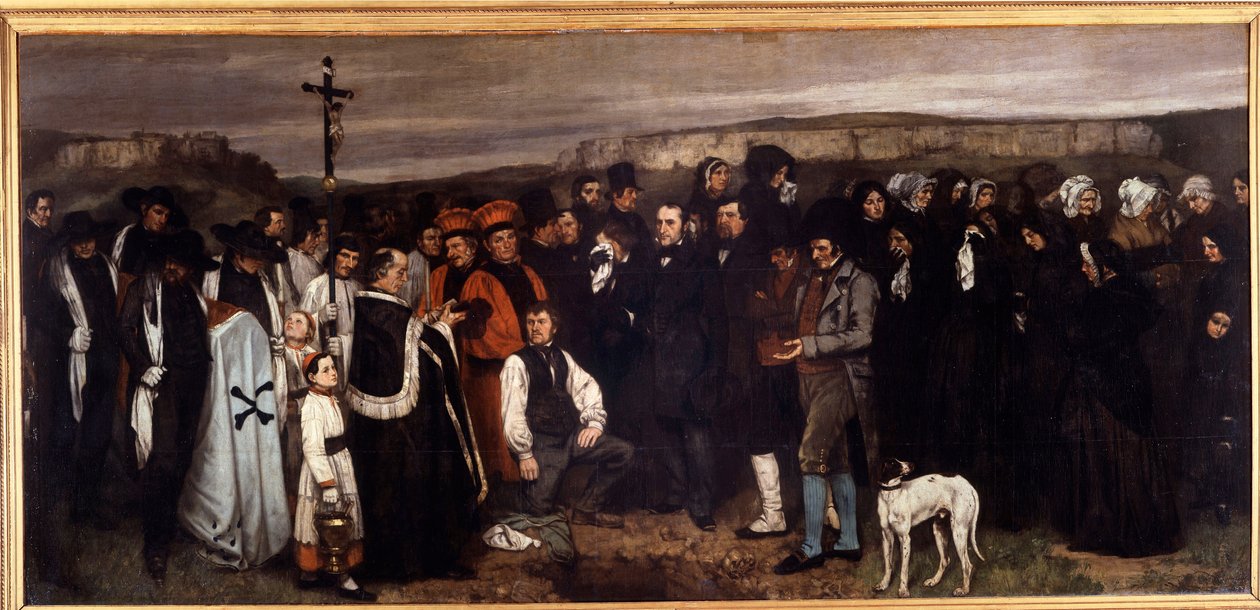 Un enterrement à Ornans - Gustave Courbet