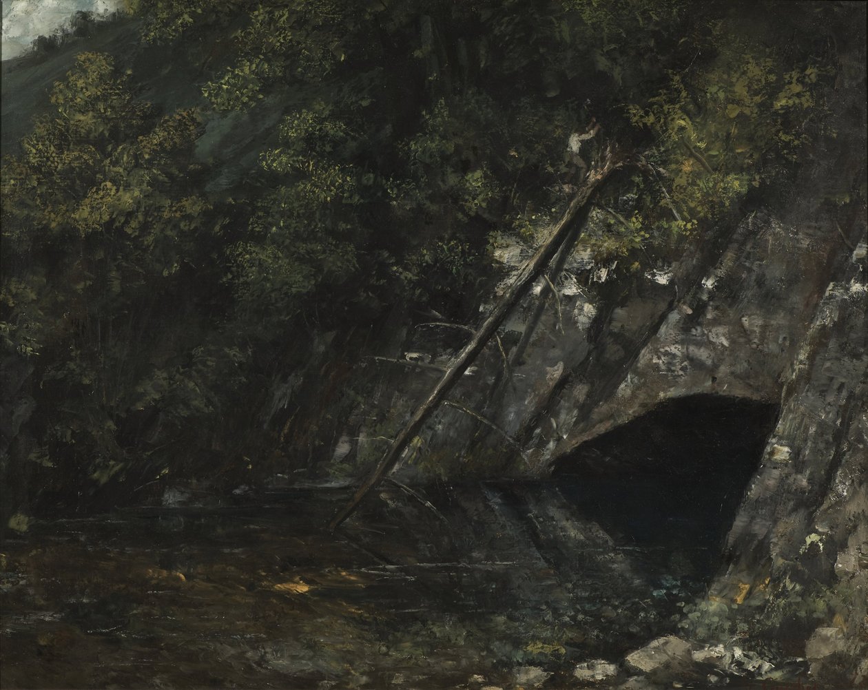 Paysage de La Source Bleue - Gustave Courbet