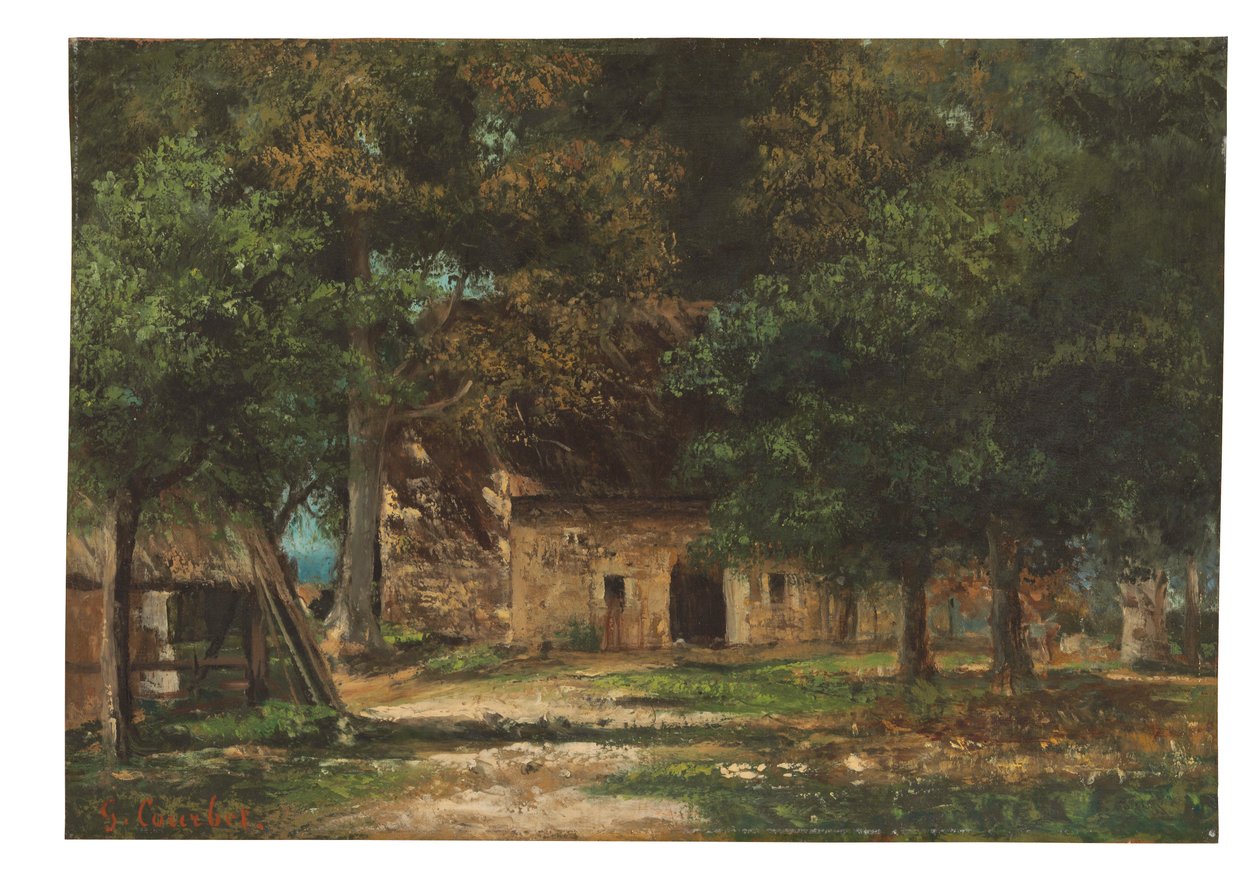 Le jardin de la Mère Toutain à Honfleur - Gustave Courbet
