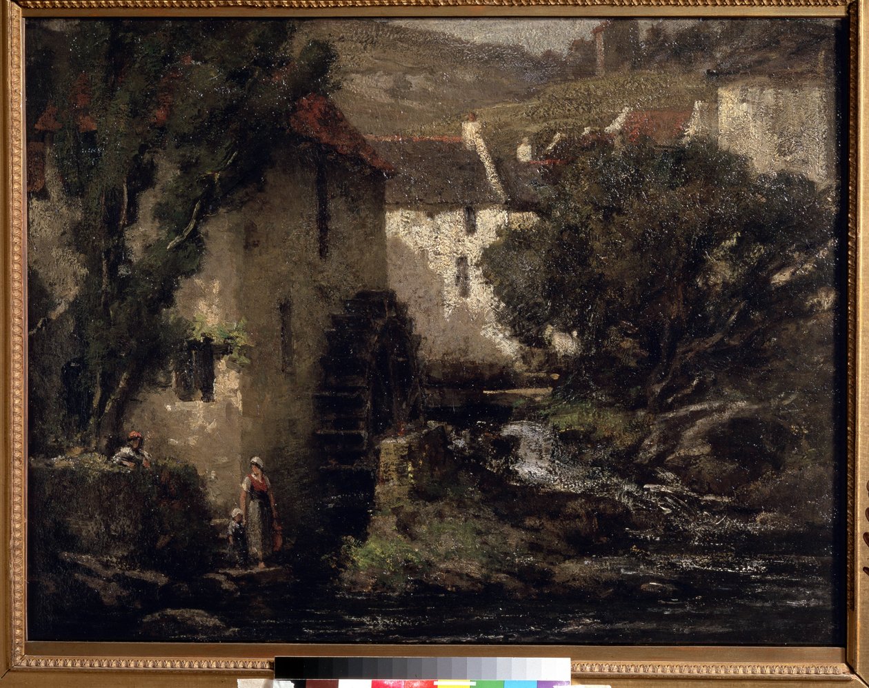 Le moulin à eau - Gustave Courbet
