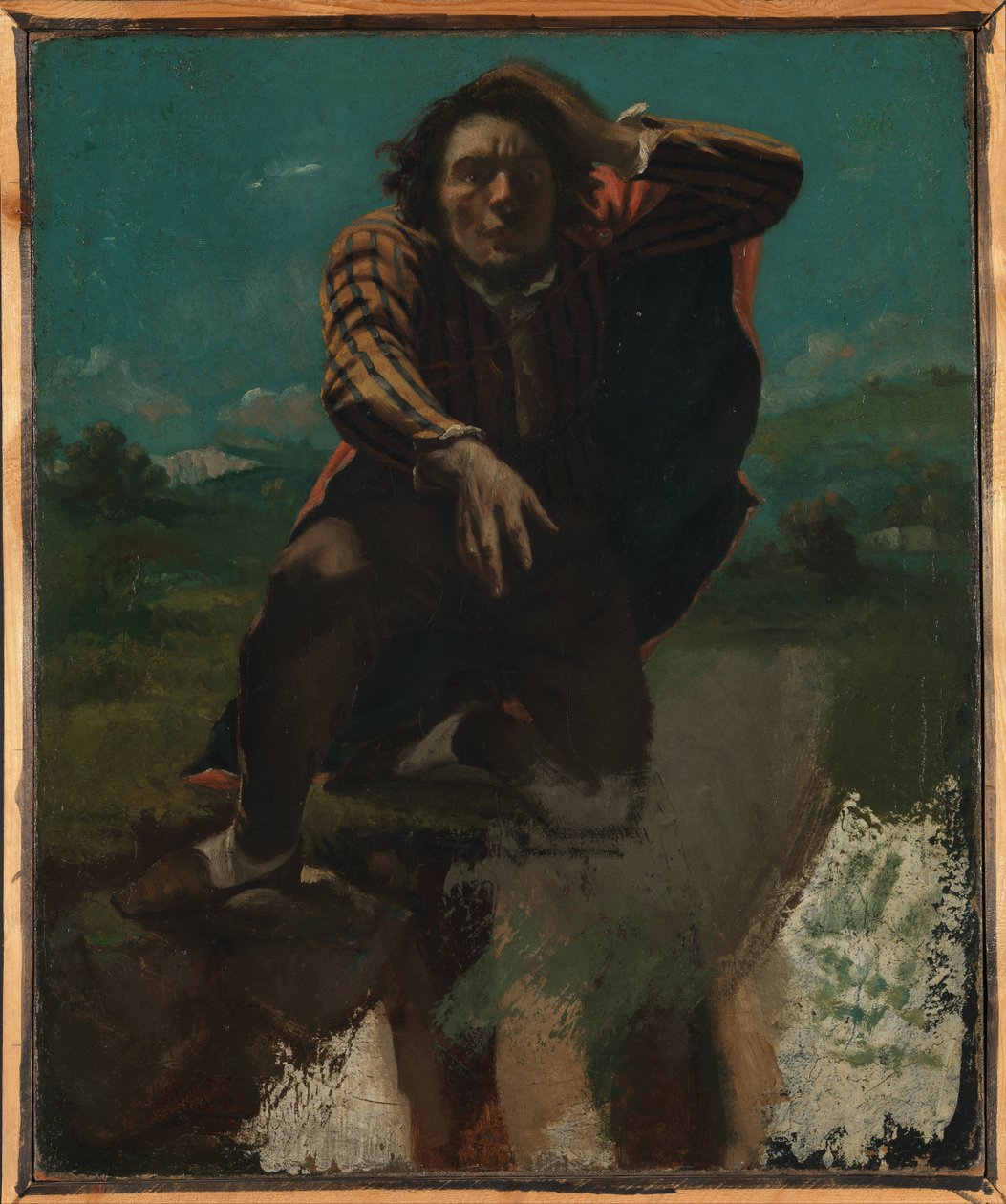 Au bord du précipice - Gustave Courbet