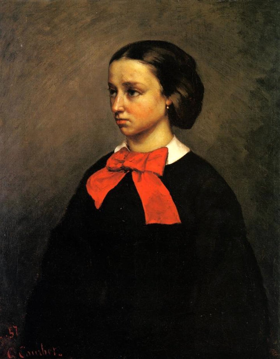 Portrait de Madame Jacquet - Gustave Courbet