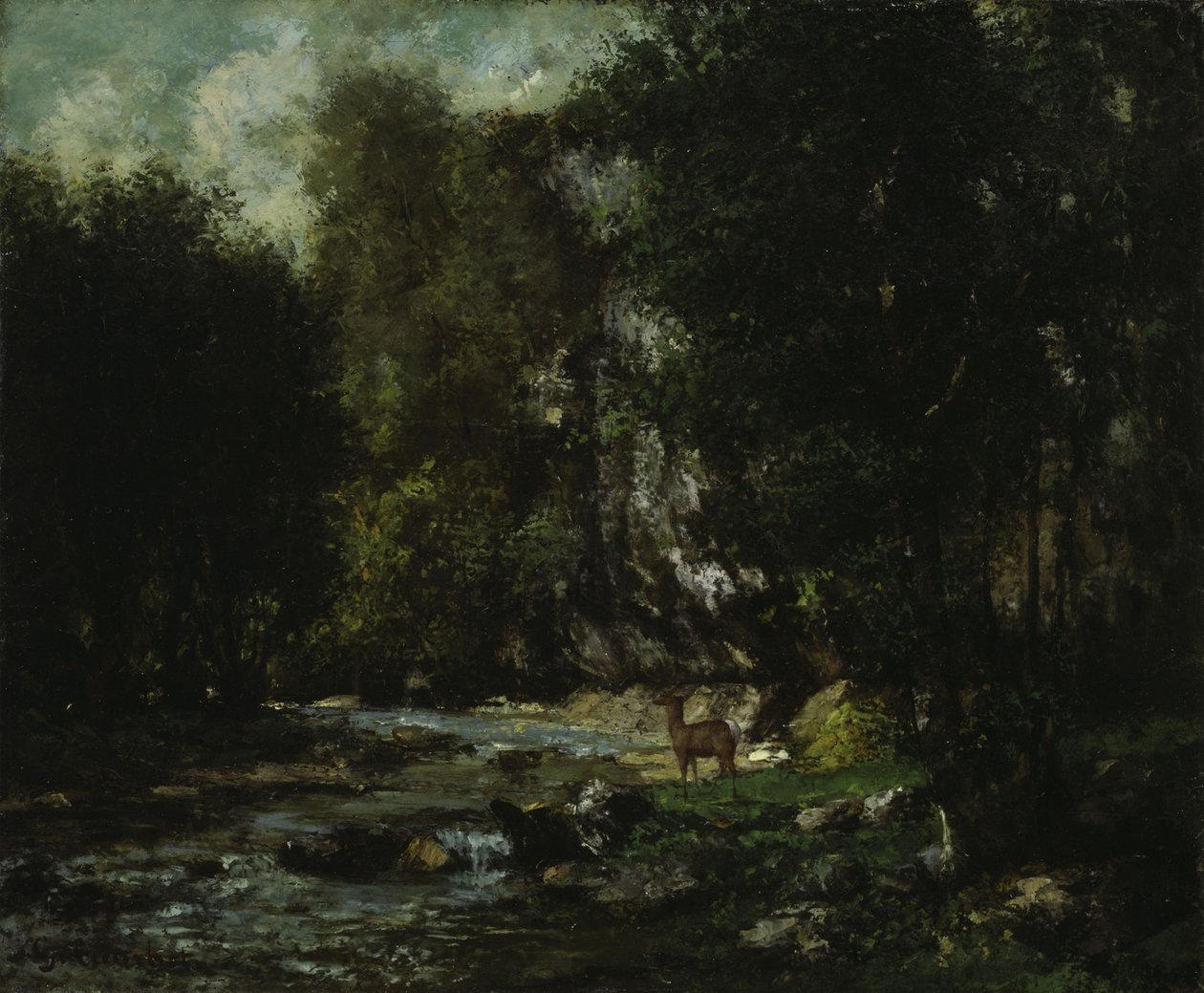 Le ruisseau des Puits-Noir, vers 1855 - Gustave Courbet