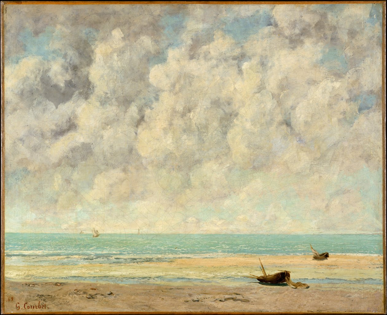 La mer calme - Gustave Courbet