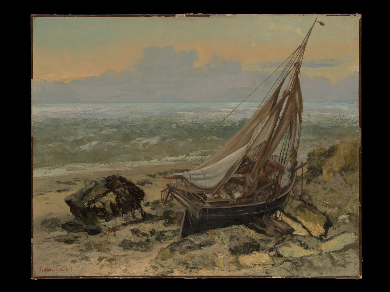 Le bateau de pêche - Gustave Courbet