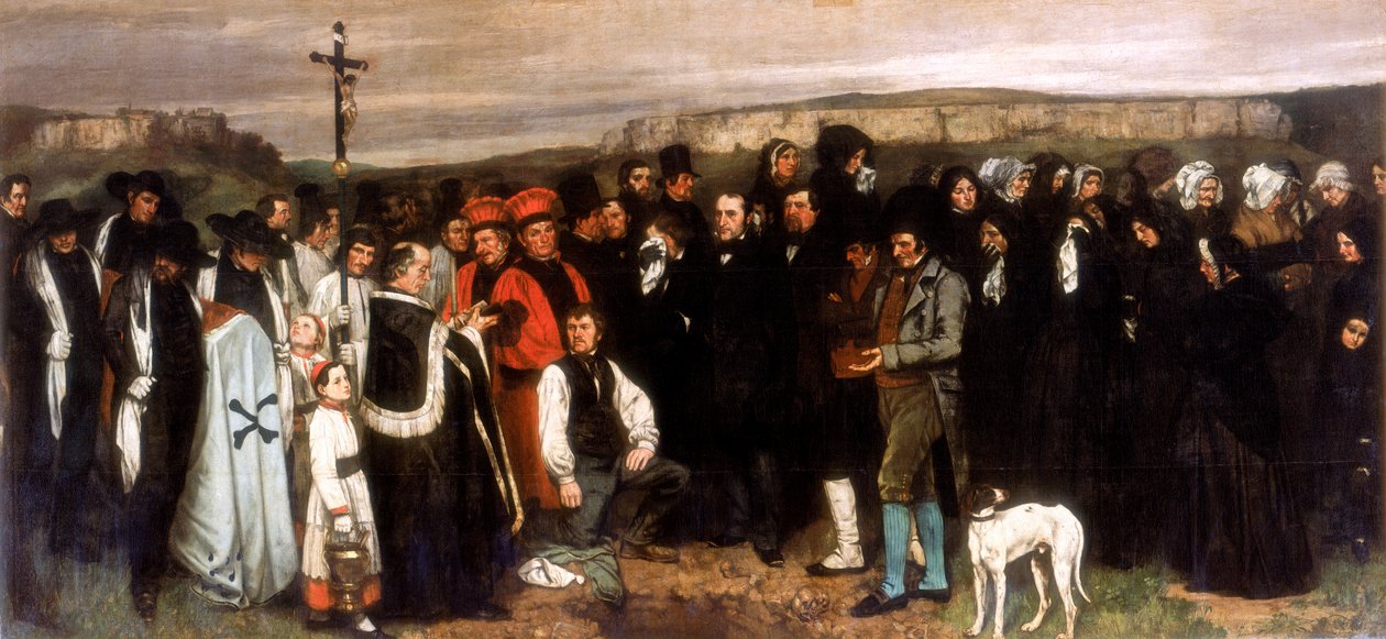 Un enterrement à Ornans, 1850 - Gustave Courbet