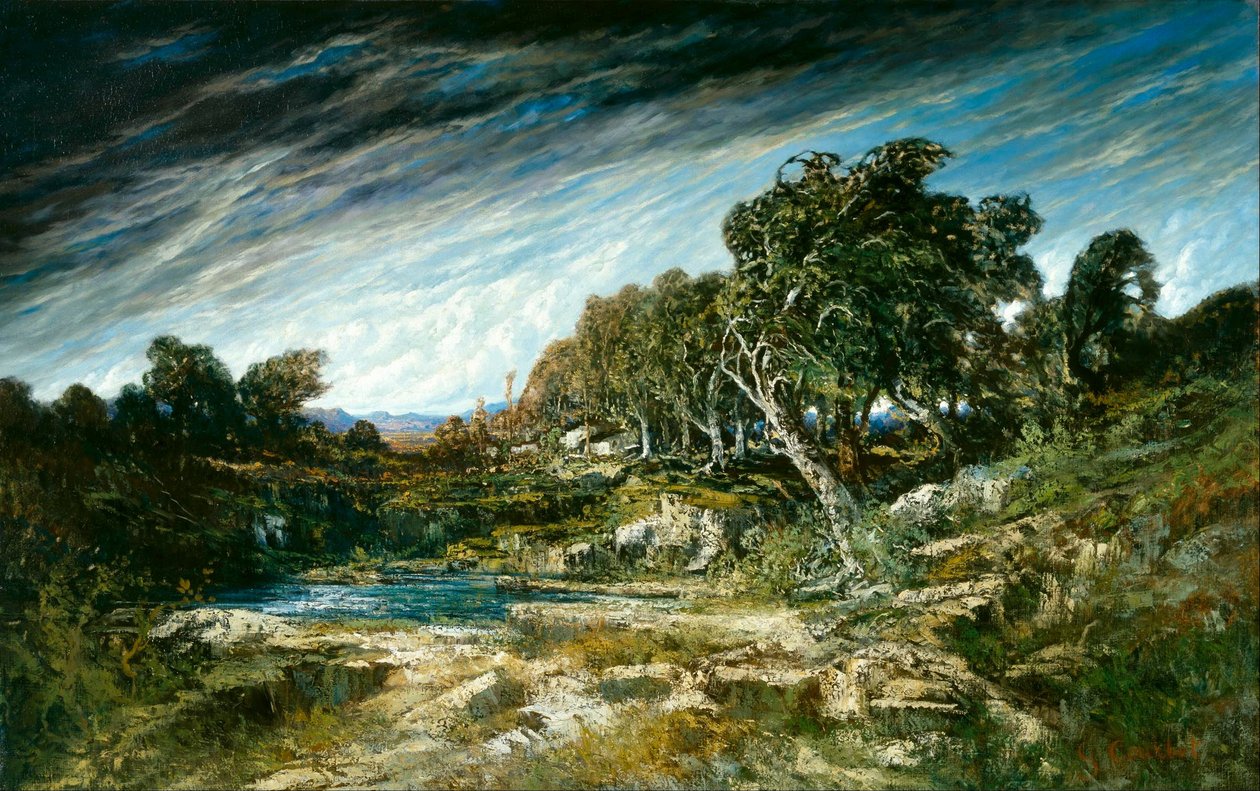 Le coup de vent - Gustave Courbet