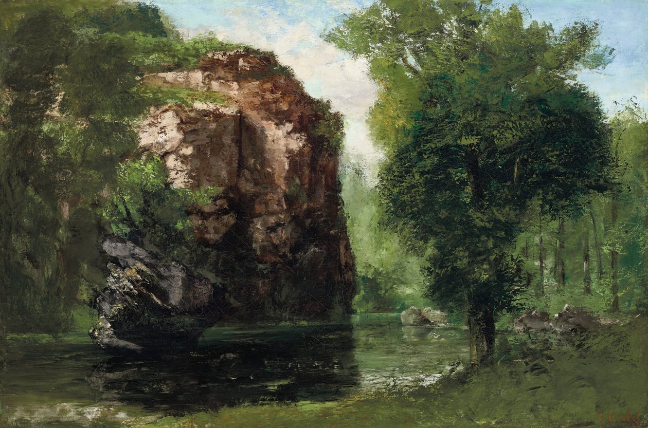 Le fleuve silencieux - Gustave Courbet