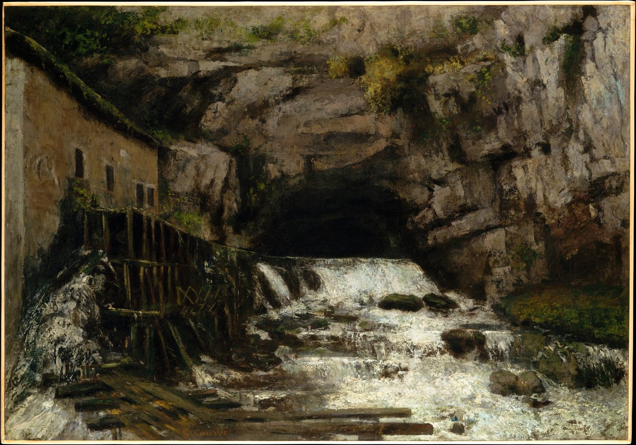 La source de la Loue - Gustave Courbet