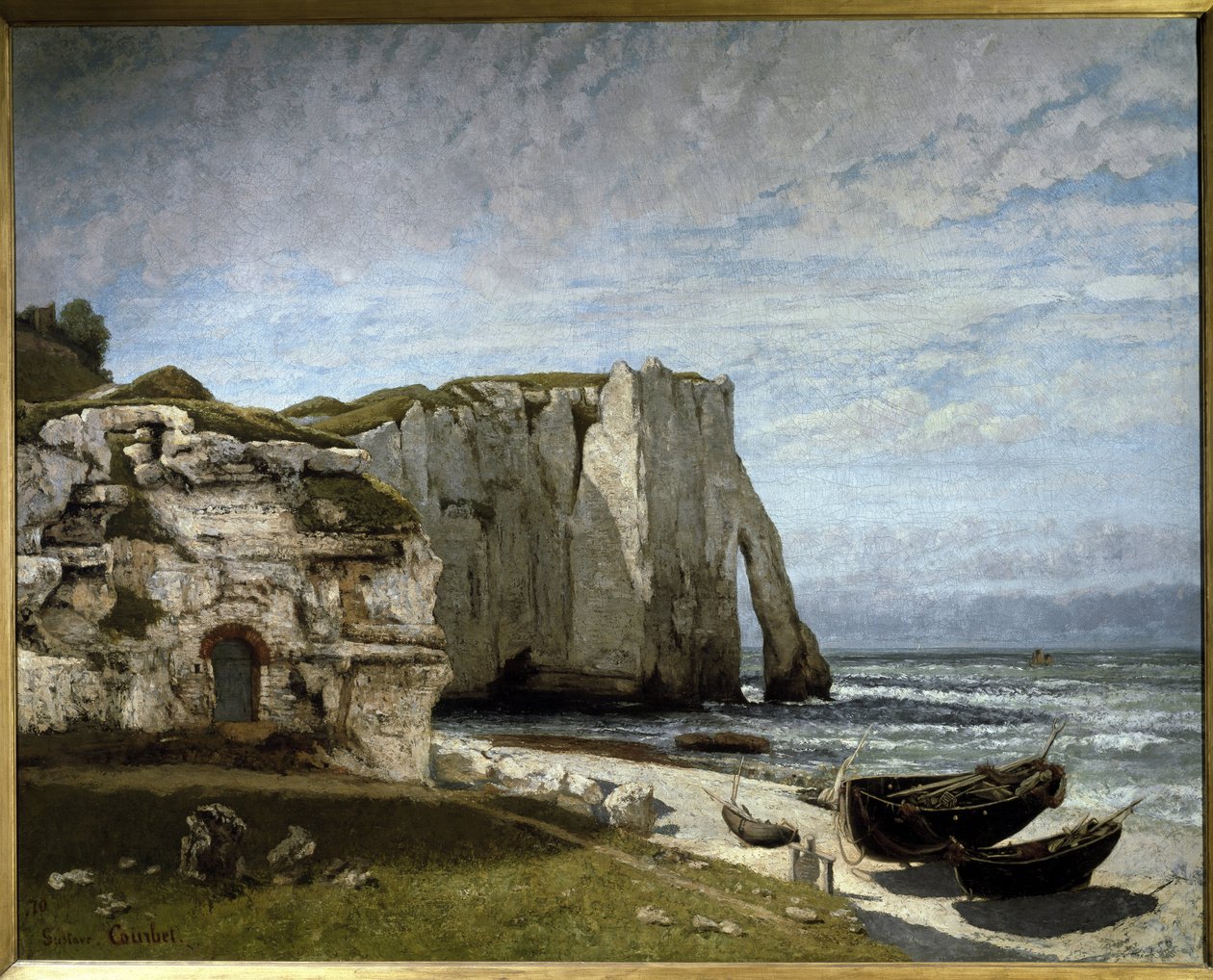 Vue des falaises d