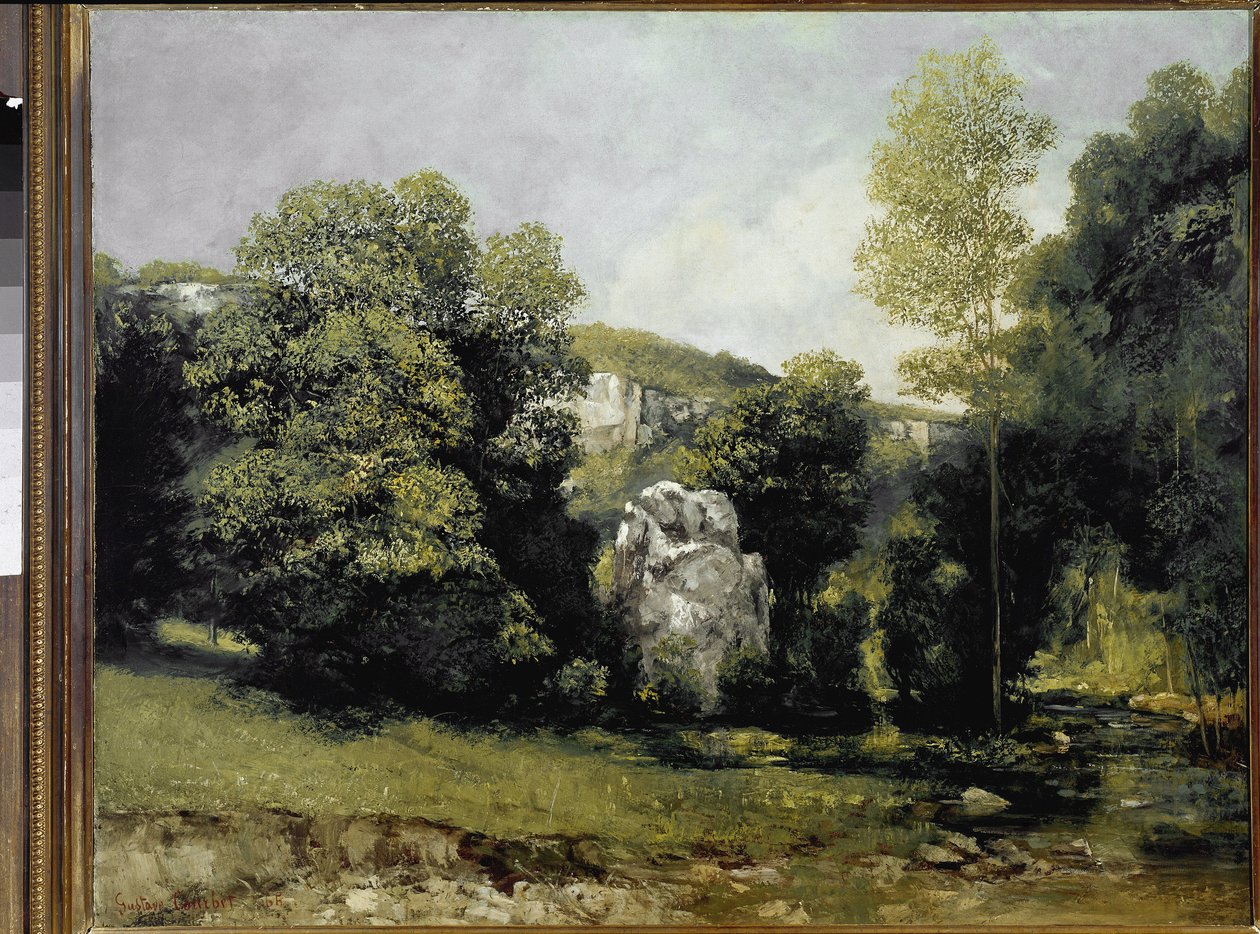Vue de la rivière Brême - Gustave Courbet