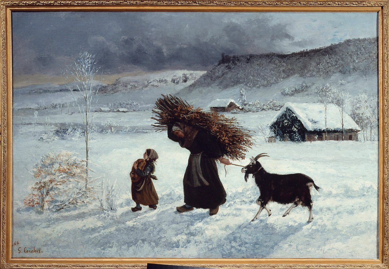 Pauvreté villageoise, Ornans - Gustave Courbet