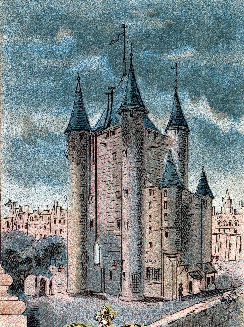 Vue de la prison du Temple à Paris - Gustave Demoulin