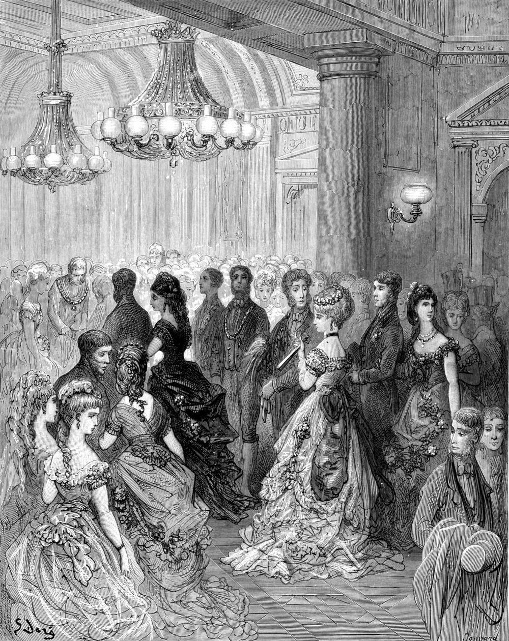 Un bal à la Mansion House, 1872 - Gustave Dore
