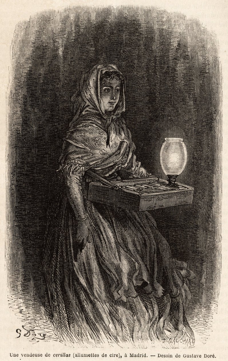 Une vendeuse d