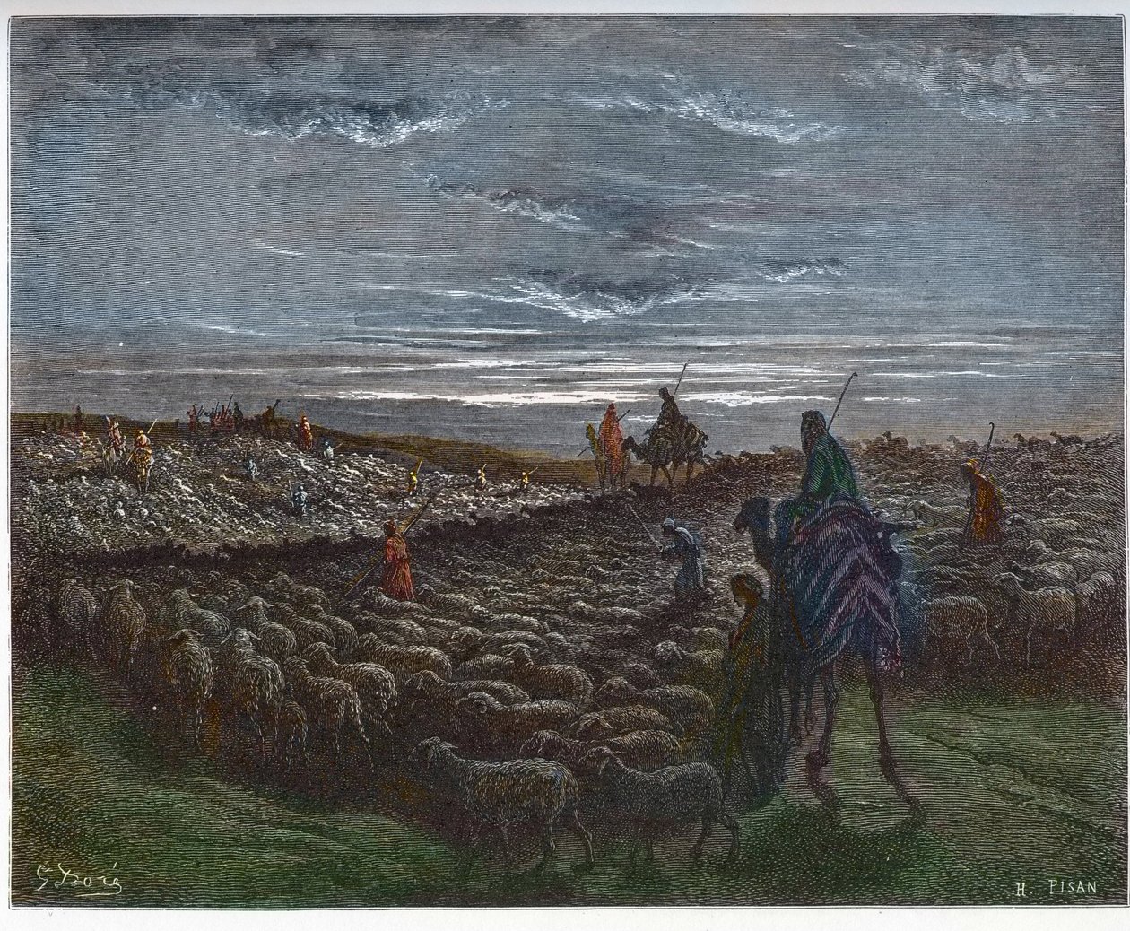 Abraham voyageant vers la terre de Canaan - Abram s