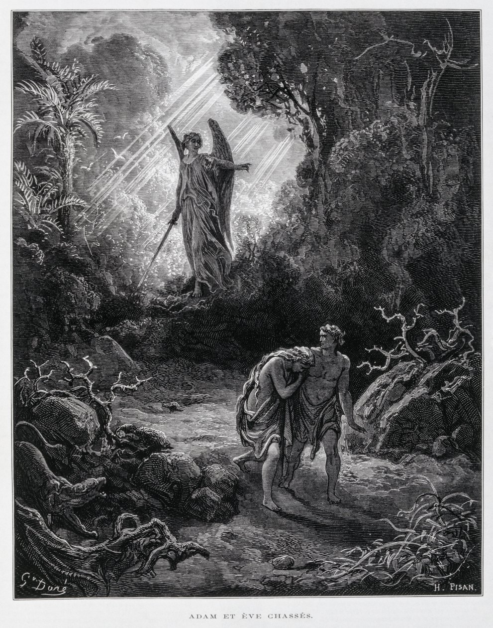 Adam et Ève chassés du Jardin d