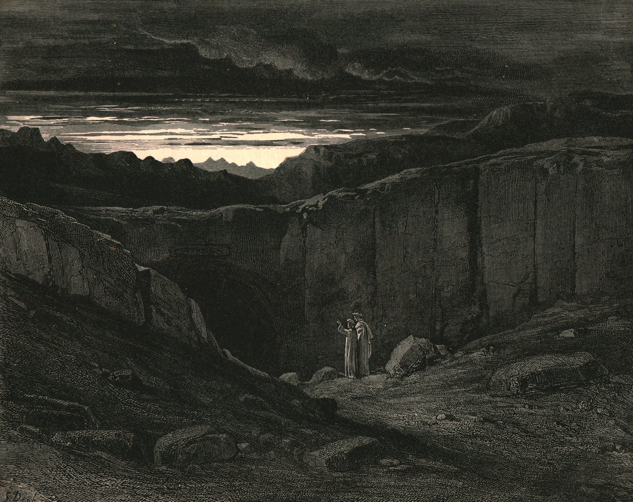 Abandonnez tout espoir, vous qui entrez ici, c1890 - Gustave Dore
