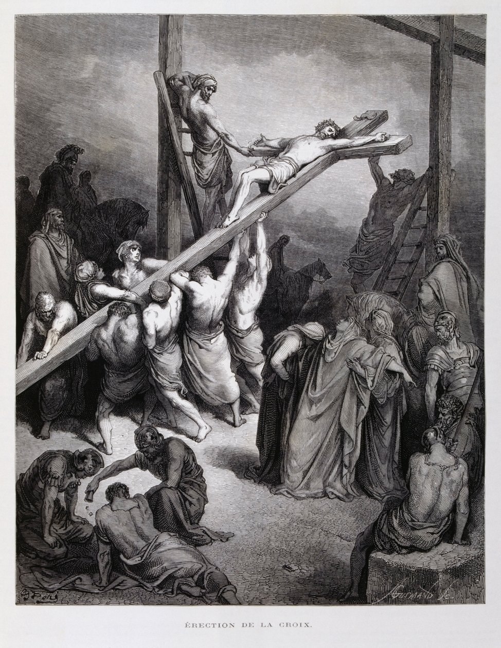 Christ crucifié, Illustration de la Bible de Doré - Gustave Dore