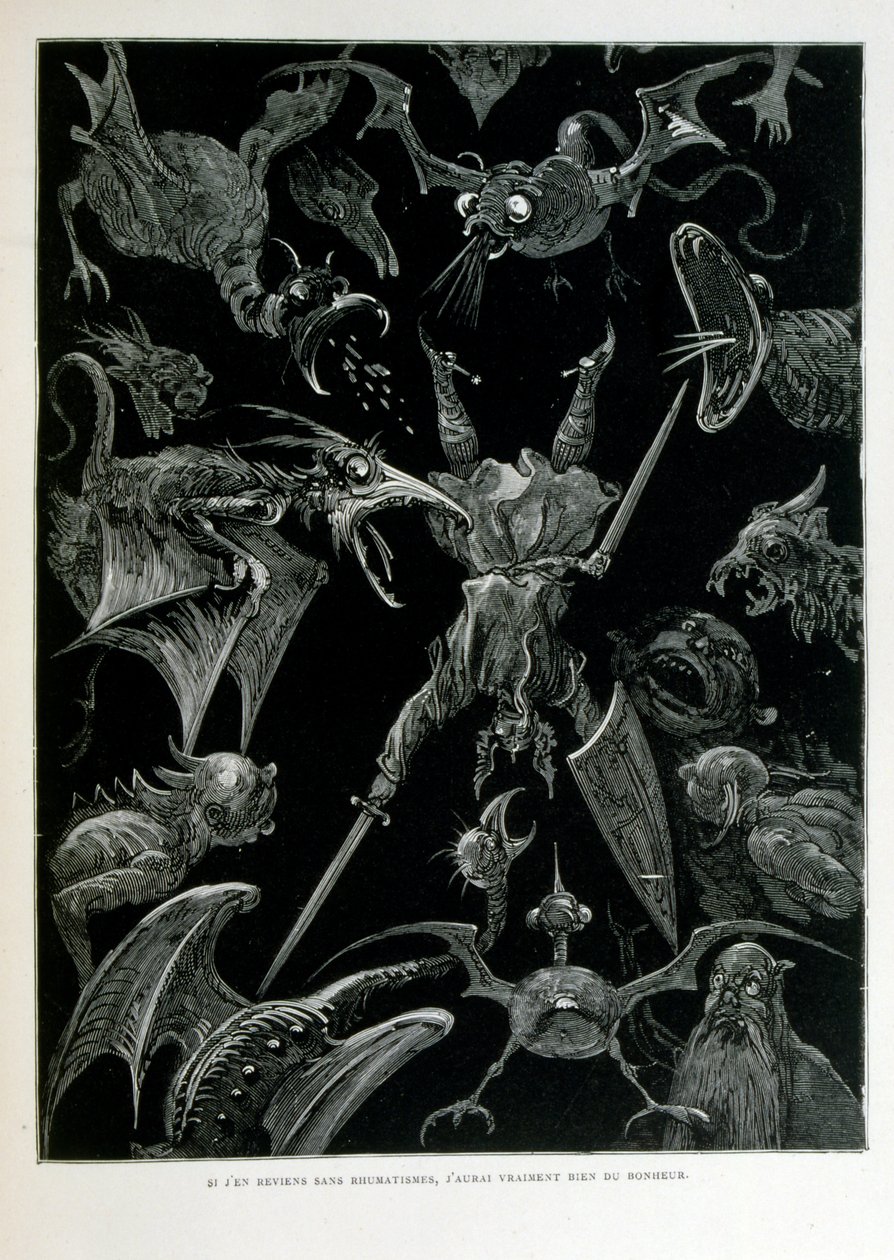 Croque-Mitaine; illustration de 1863, par Gustave Doré (1832-1883) - Gustave Dore