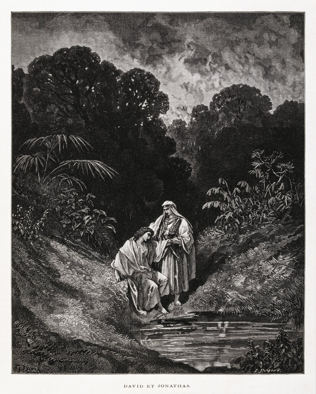 David et Jonathan, figures héroïques du Royaume d