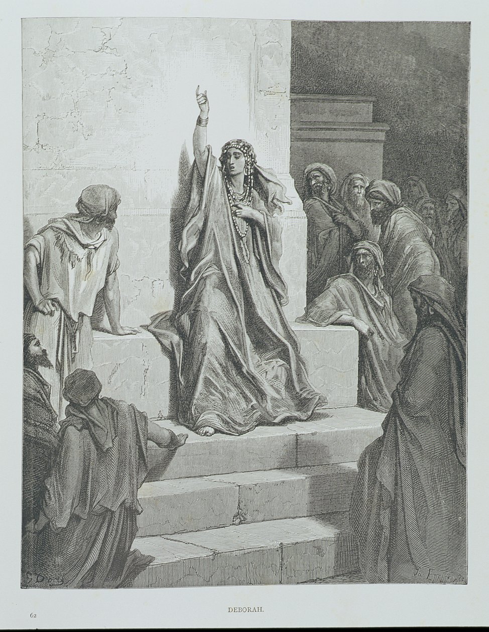 Deborah, gravée par Ettlin, c.1868 - Gustave Dore