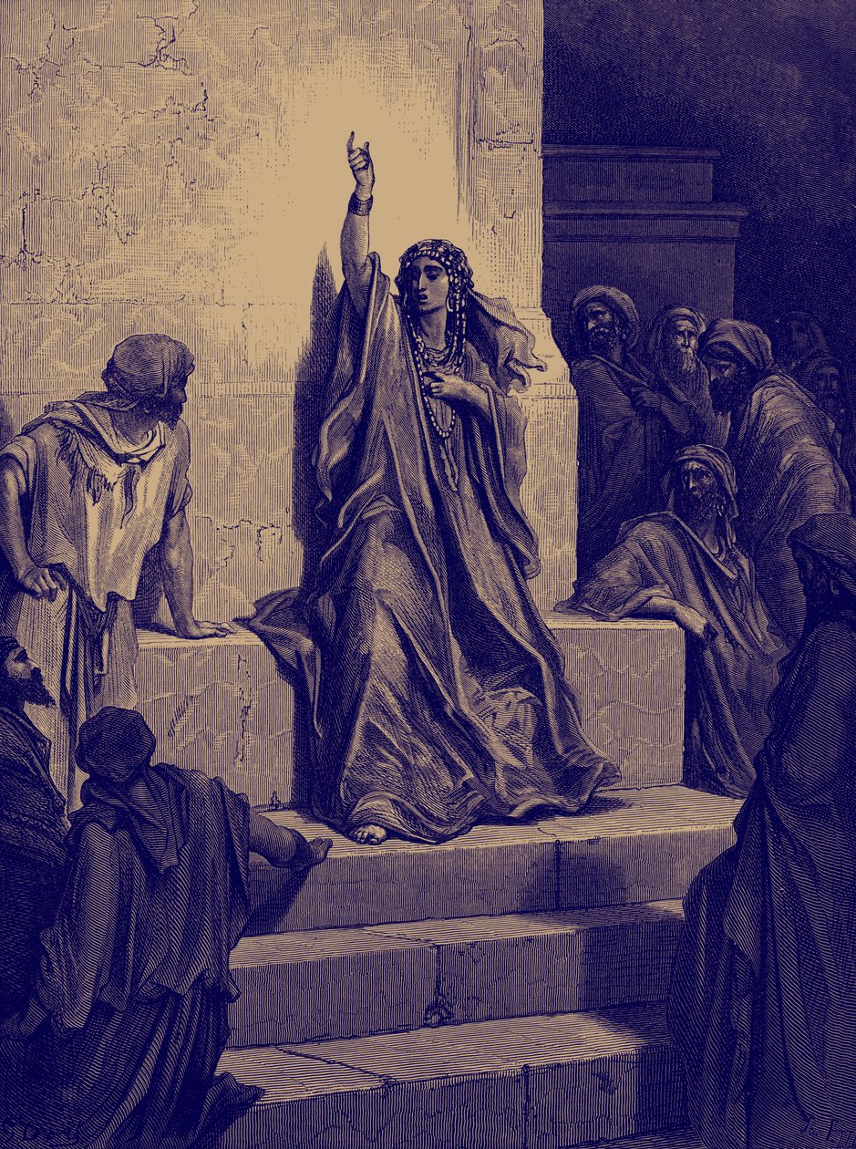 Le chant de triomphe de Deborah par Doré - Bible - Gustave Dore