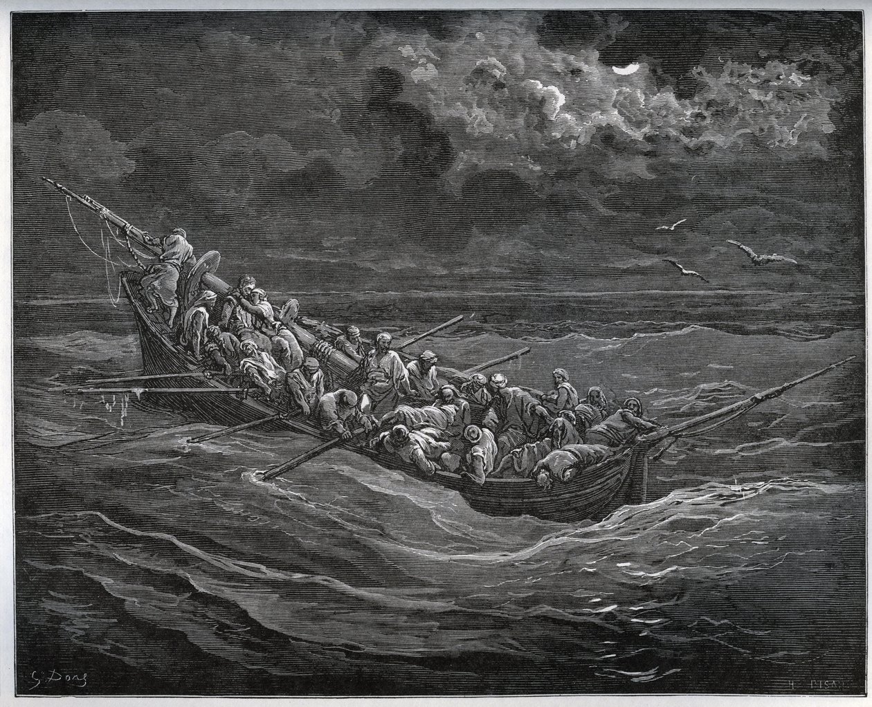 Évasion de Zoraide avec le captif dans le bateau plein d