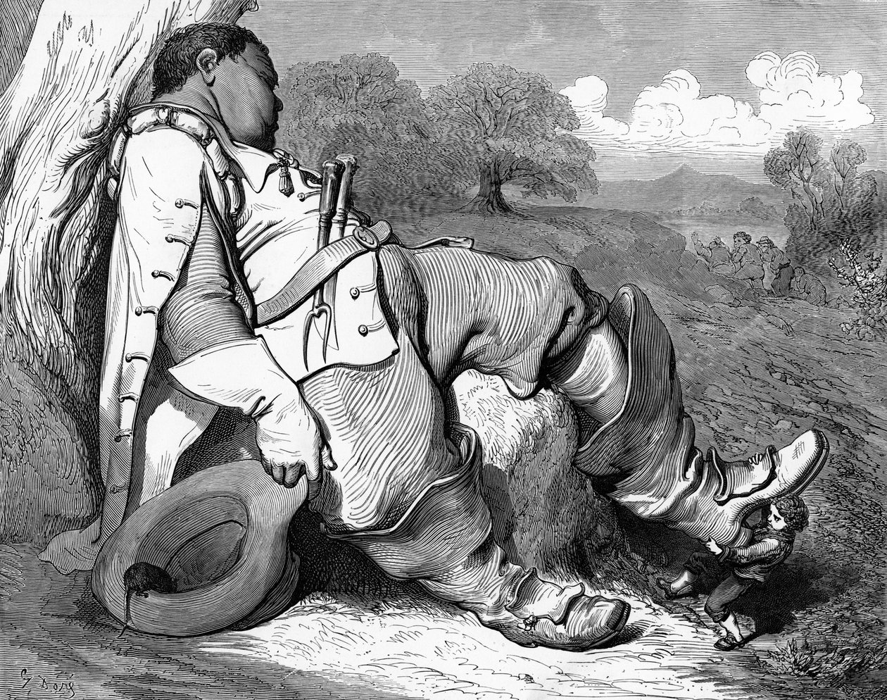 Le Petit Poucet, gravure de Gustave Doré - Gustave Dore